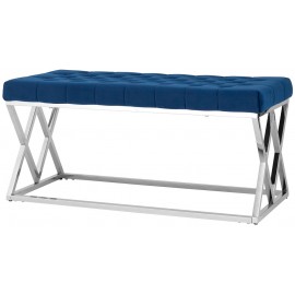 Банкетка Инсигния серебро